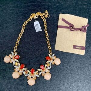 Vintage Style LEE by Lee Angel Statement Bib Necklace + Gift Bag